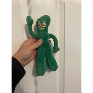 Gumby Plush Stuffed Toy Green Character Collectible 9 Inch